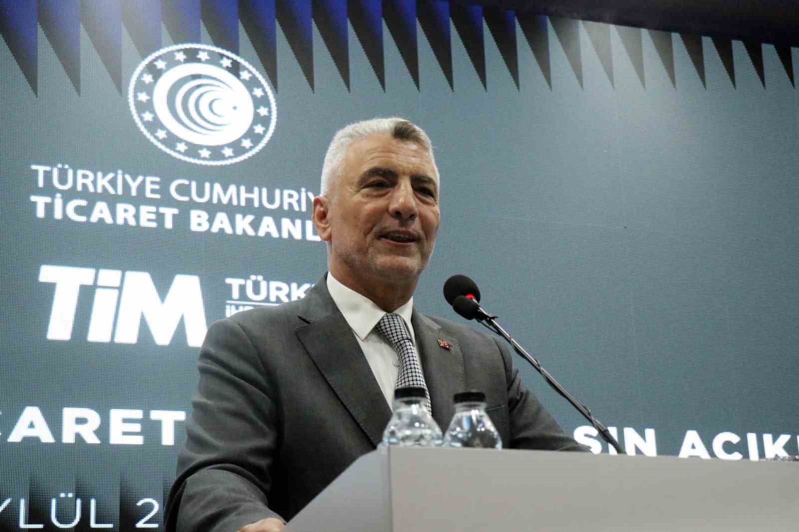Ticaret Bakanı Bolat: "Ağustos ayında mal ihracatımız 21 milyar 795 milyon dolar olarak gerçekleşti"
