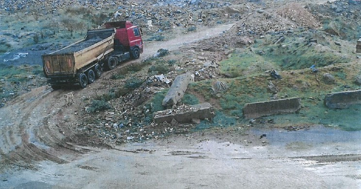 Çevreye hafriyat döken firmaya 7 milyon 478 bin lira ceza