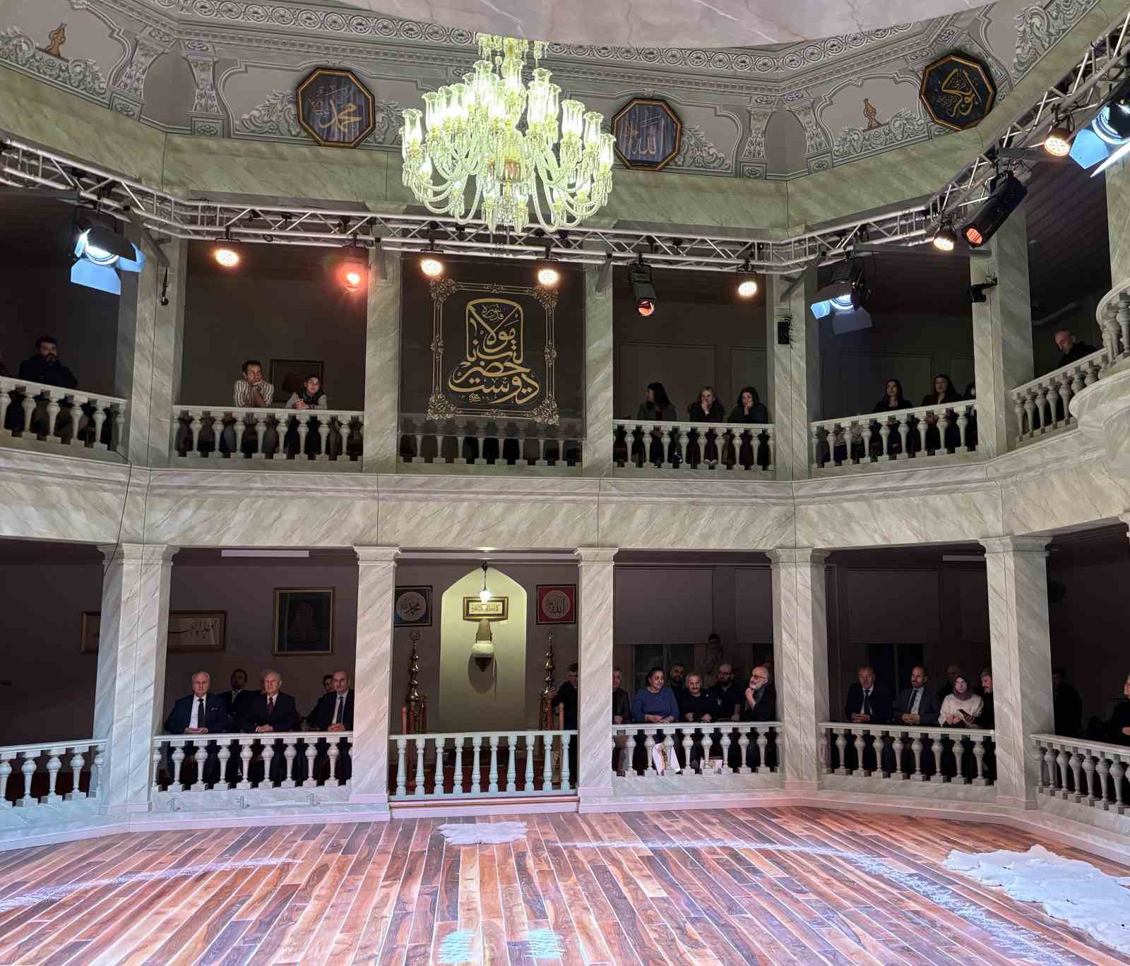 Hz. Mevlana, 752. Vuslat yıl dönümünde Kasımpaşa Mevlevihanesi’nde anıldı
