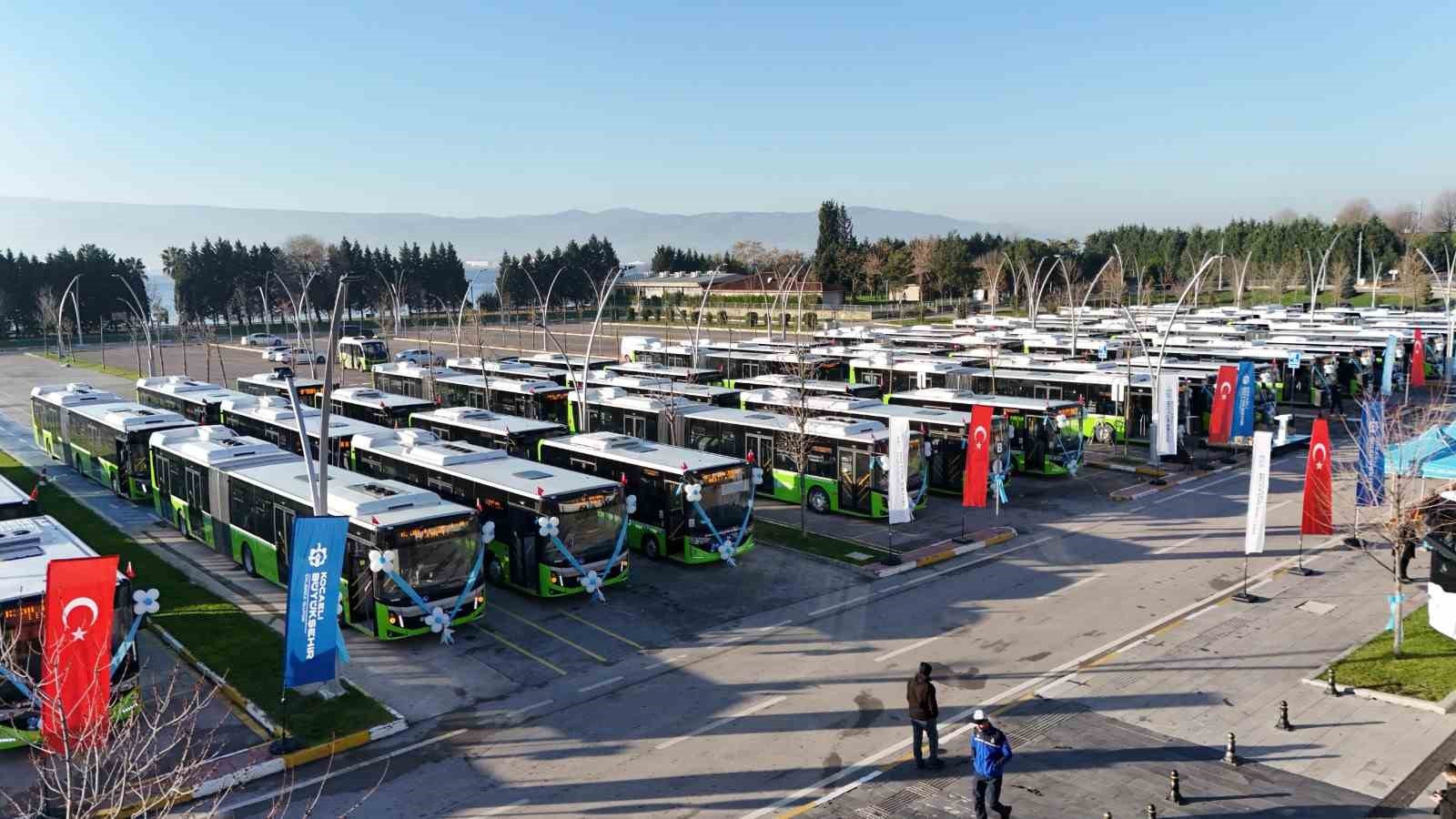 Kocaeli ulaşım filosuna 68 yeni otobüs
