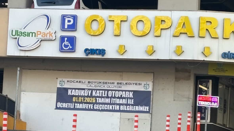 Kadıköy Otoparkı ücretli tarifeye geçiyor