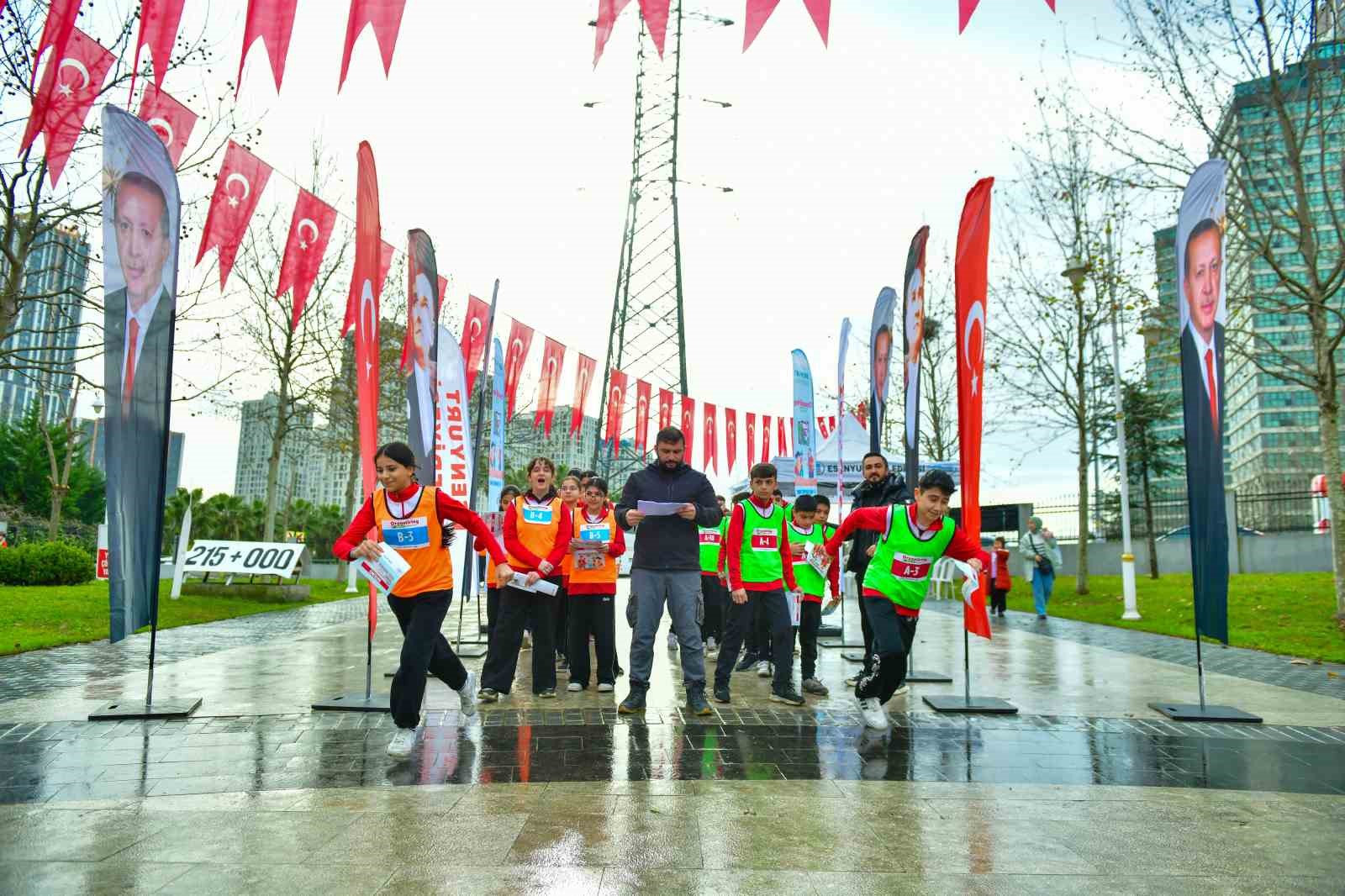 Esenyurt’ta Vadi Esenyurt Parkı’nda oryantiring heyecanı
