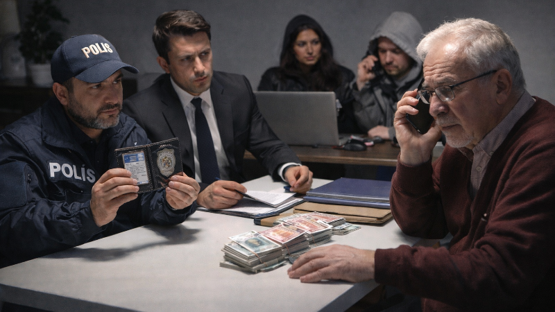 ''Baş komiserim'' diyerek 4 milyonluk vurgun yaptılar