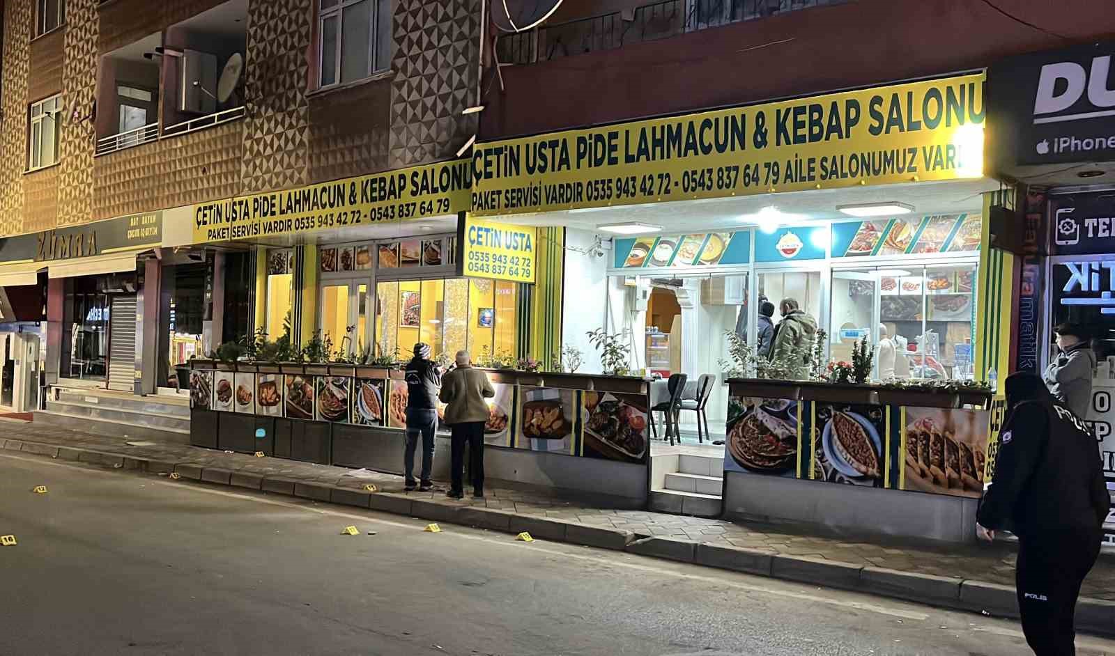 Kebapçıya silahlı saldırının görüntüleri ortaya çıktı