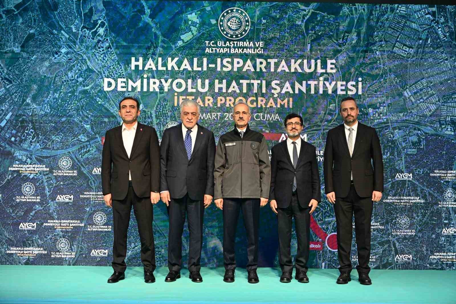 Bakan Uraloğlu: "Halkalı-Ispartakule Hattı’nda sene sonuna kadar yapım çalışmalarını bitirip sene başında test çalışmalarımıza başlayacağız"
