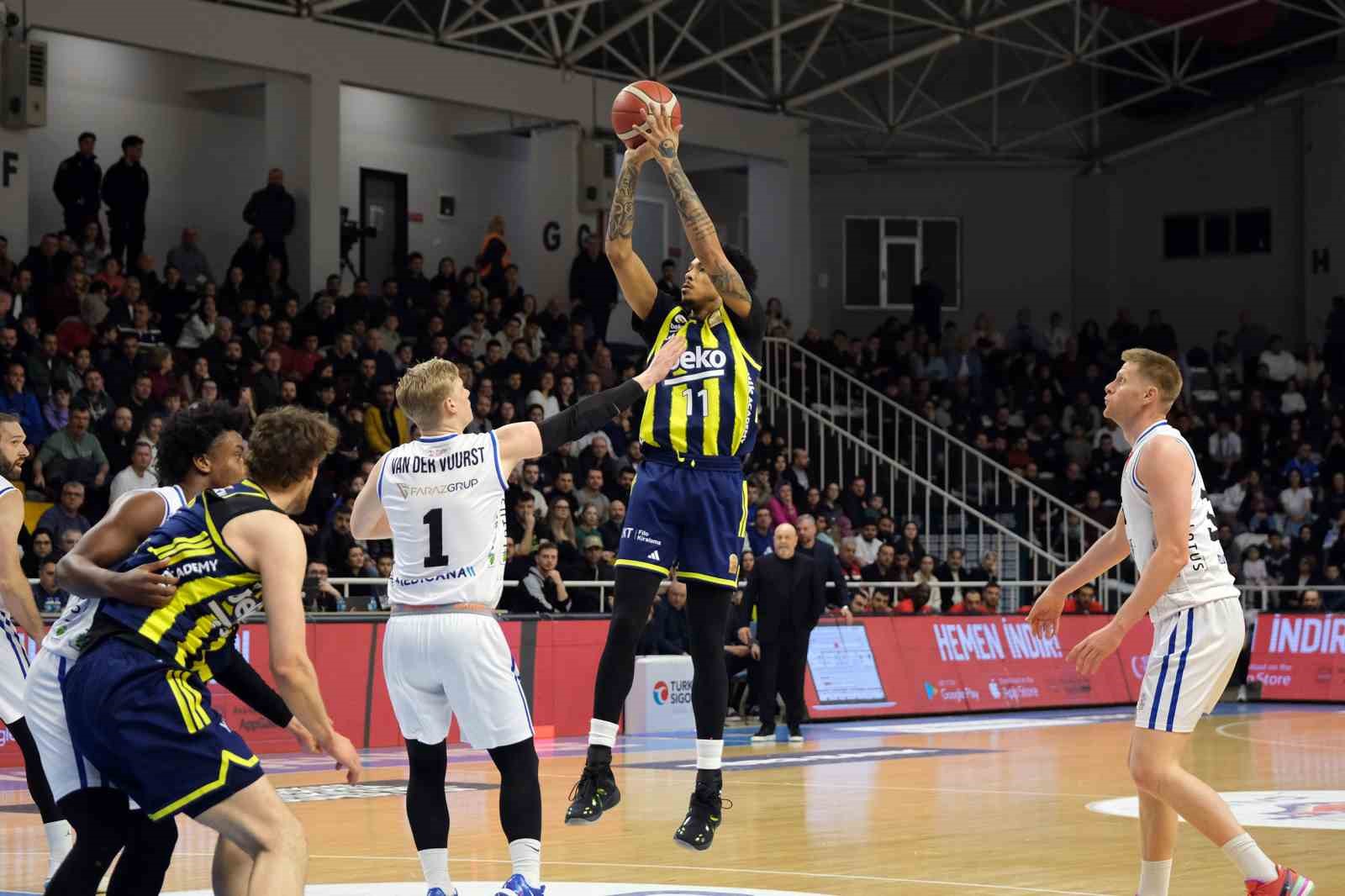 Basketbol Süper Ligi: ONVO Büyükçekmece Basketbol: 85 - Fenerbahçe Beko: 91
