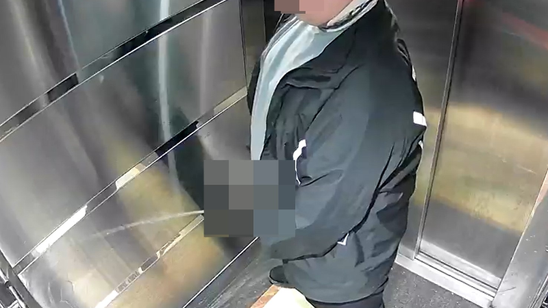 Asansörde skandal olay!