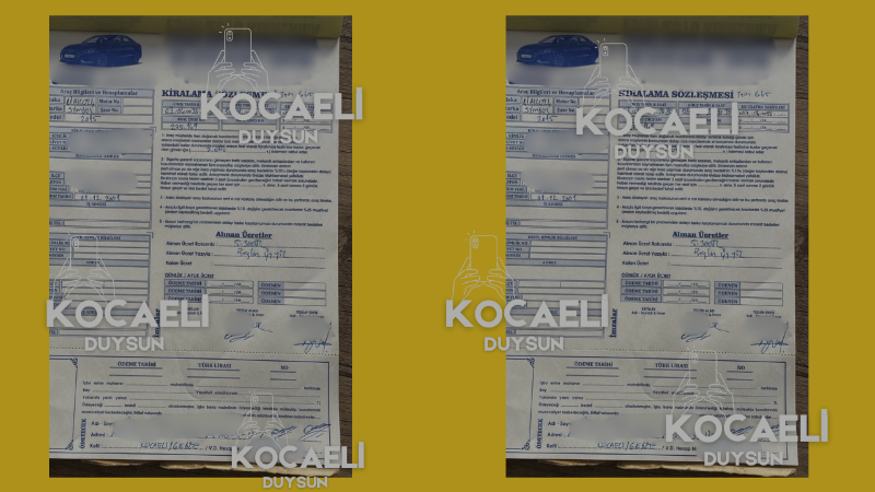 Saldırganlar kiralık aracı geri vermemiş