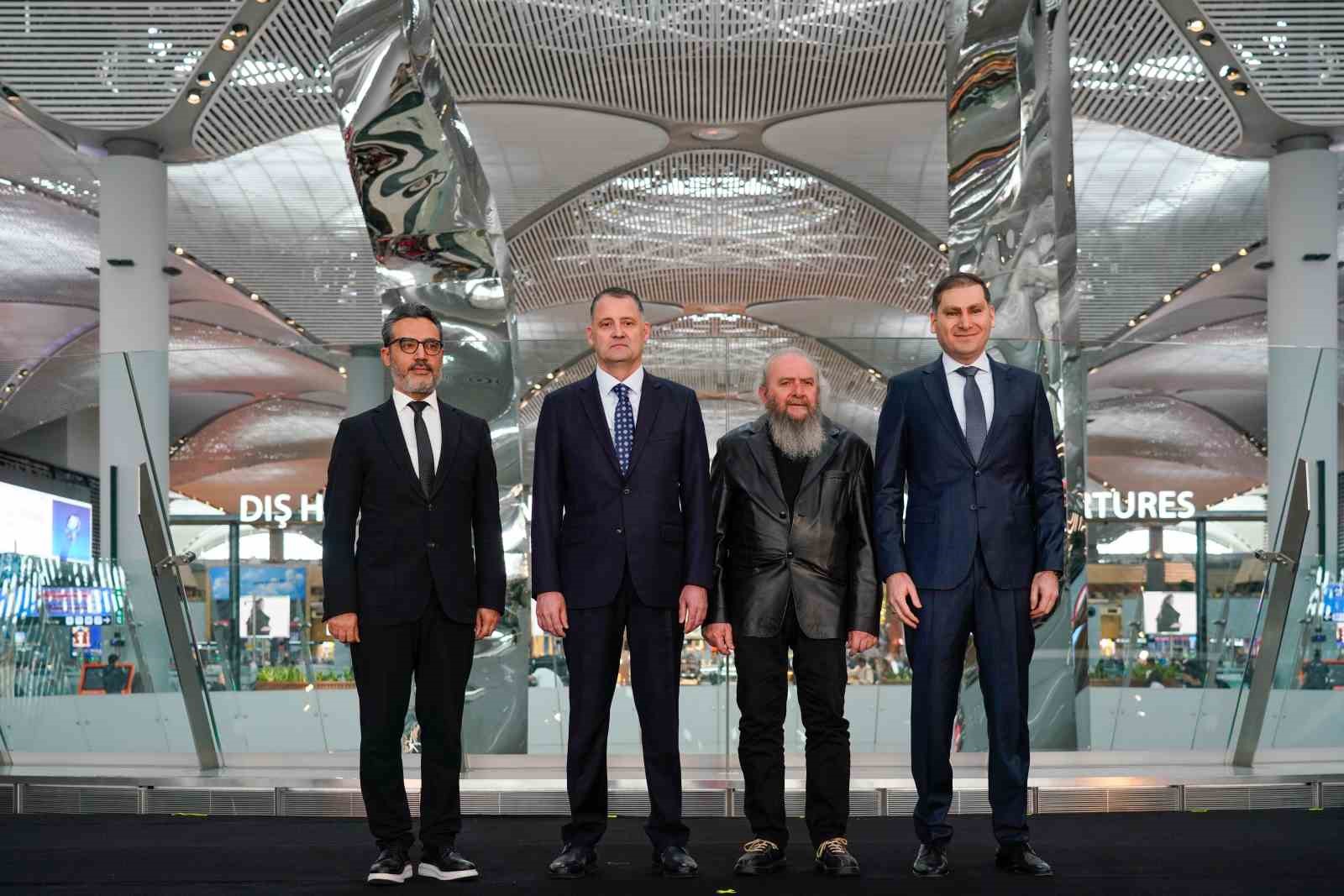 İGA İstanbul Havalimanı dev sanat eseri ile buluştu
