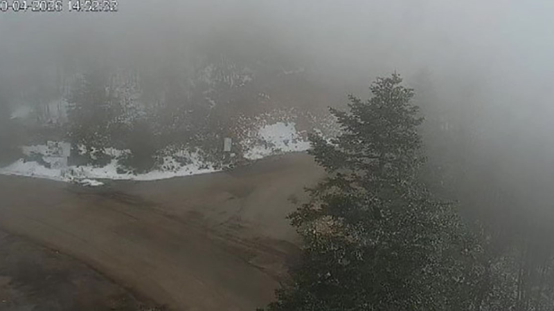 Kocaeli’de nisan ayında kar sürprizi