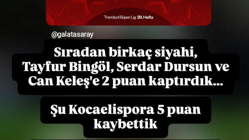 Şahan Gökbakar'dan Kocaelispor maçı sonrası küçümseyici paylaşım
