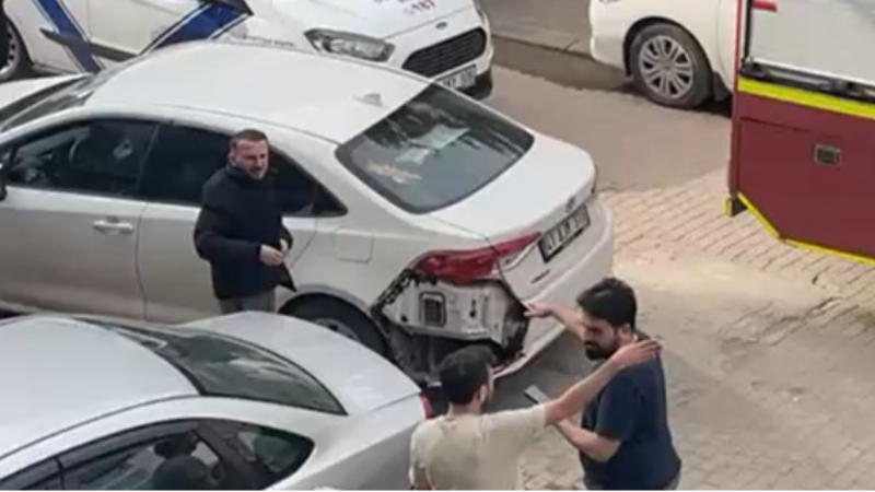 Güzellik merkezinin bulunduğu binada korku dolu anlar