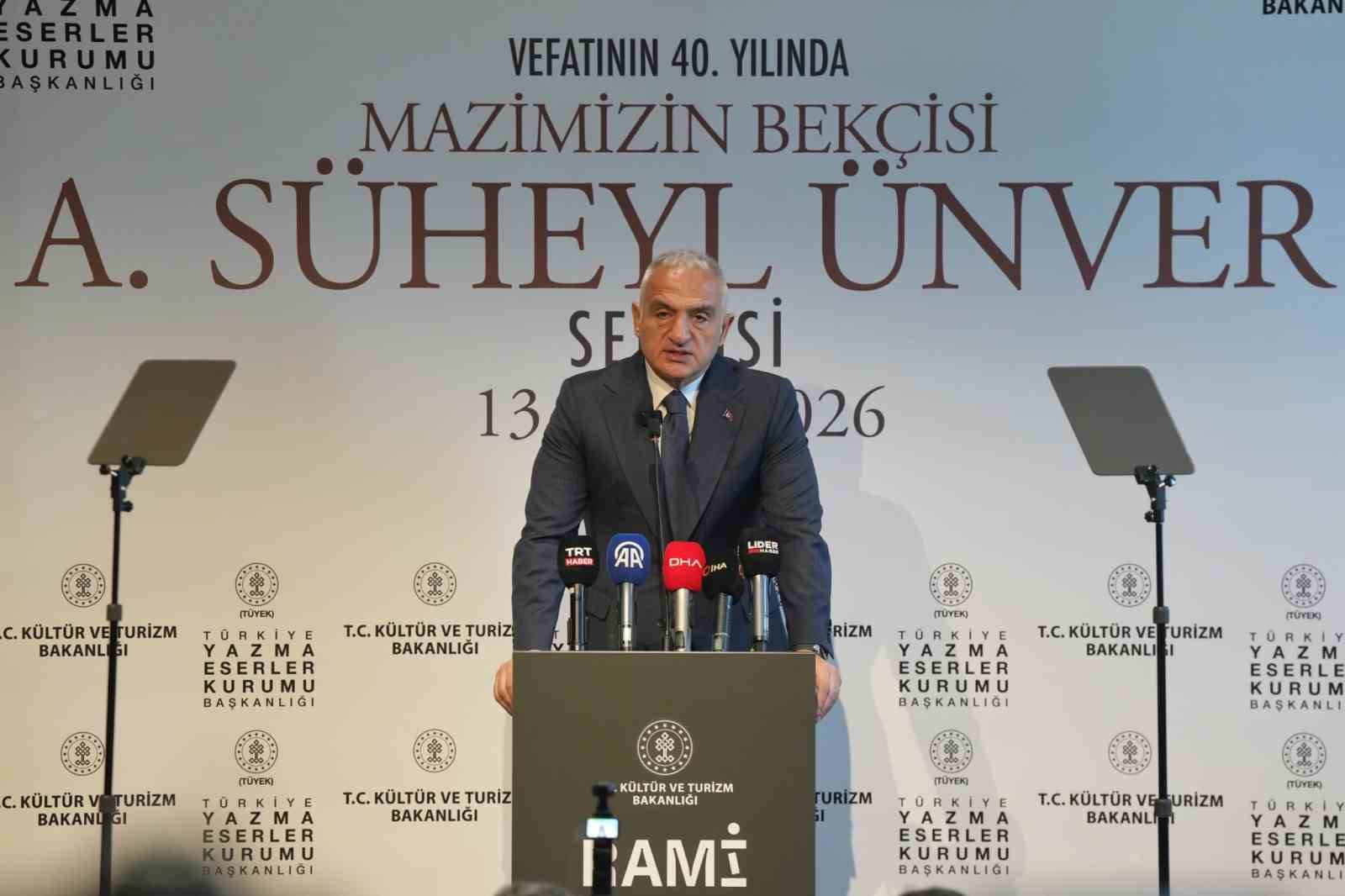 Bakan Ersoy: "Yazma eserler bugünü anlamanın ve geleceği inşa etmenin en sağlam zeminidir"
