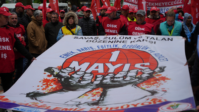 İşçi kenti Kocaeli'de  1 Mayıs coşkusu