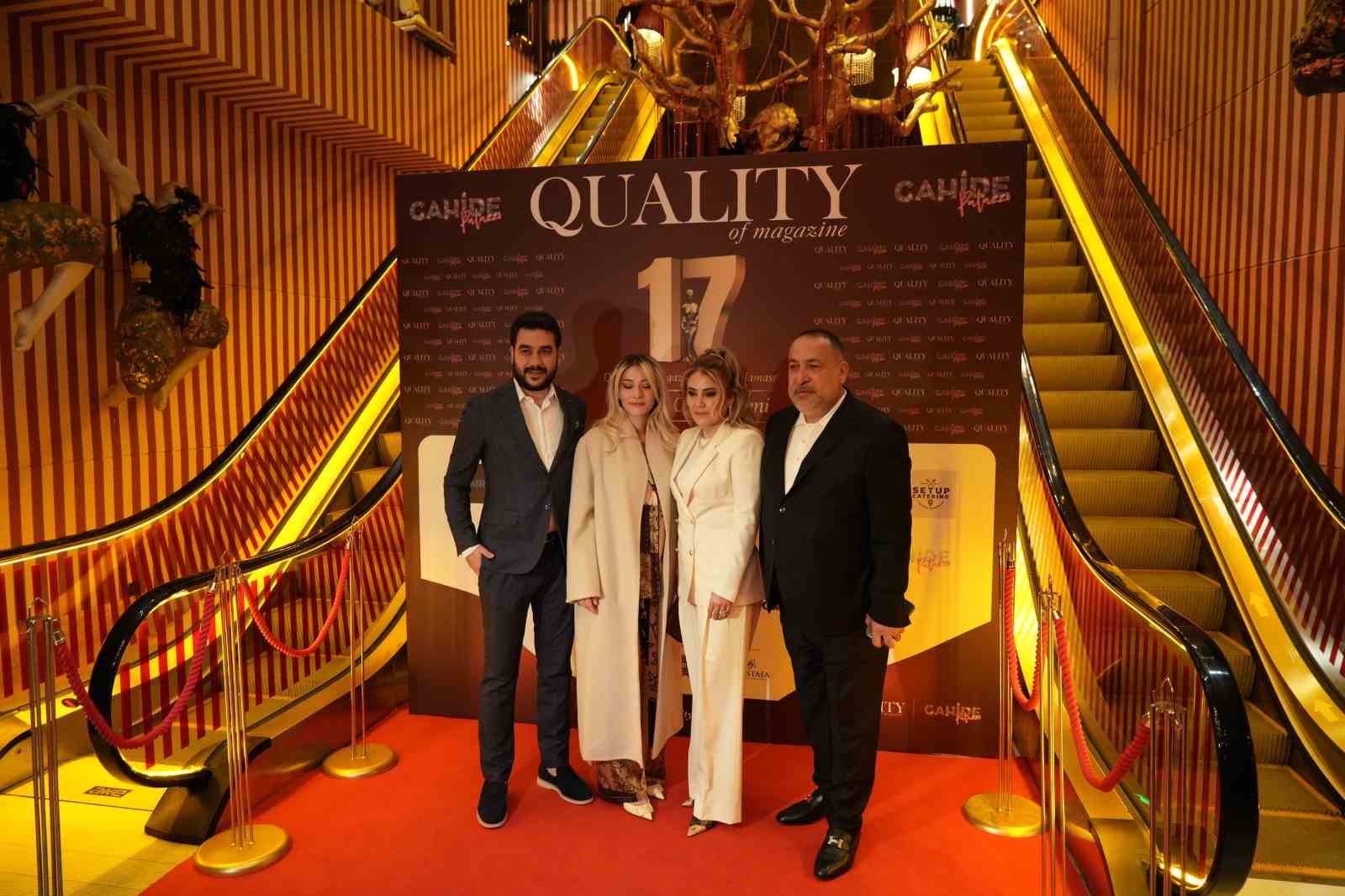 ’En Quality’ ödülleri sahiplerini buldu