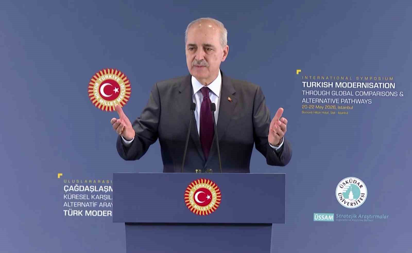 TBMM Başkanı Kurtulmuş: "Barbar İsrail yönetiminin nasıl durdurulacağı Türkiye’nin meselesidir"
