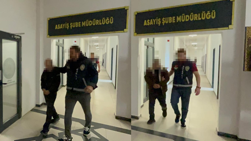 Hırsızlık şüphelileri suçüstü yakalandı