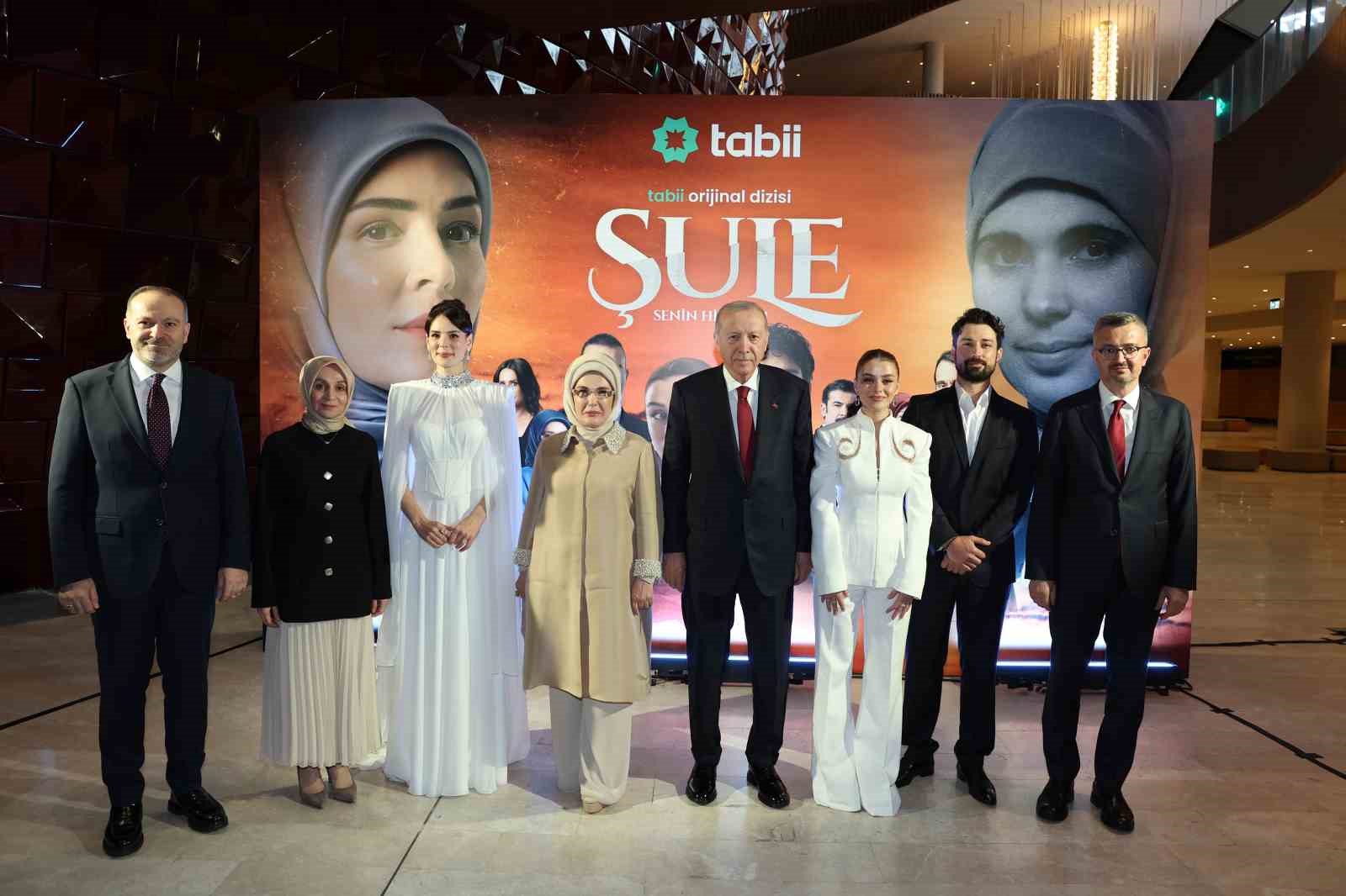 Cumhurbaşkanı Erdoğan, "Şule Senin Hikayen" dizisinin galasına katıldı
