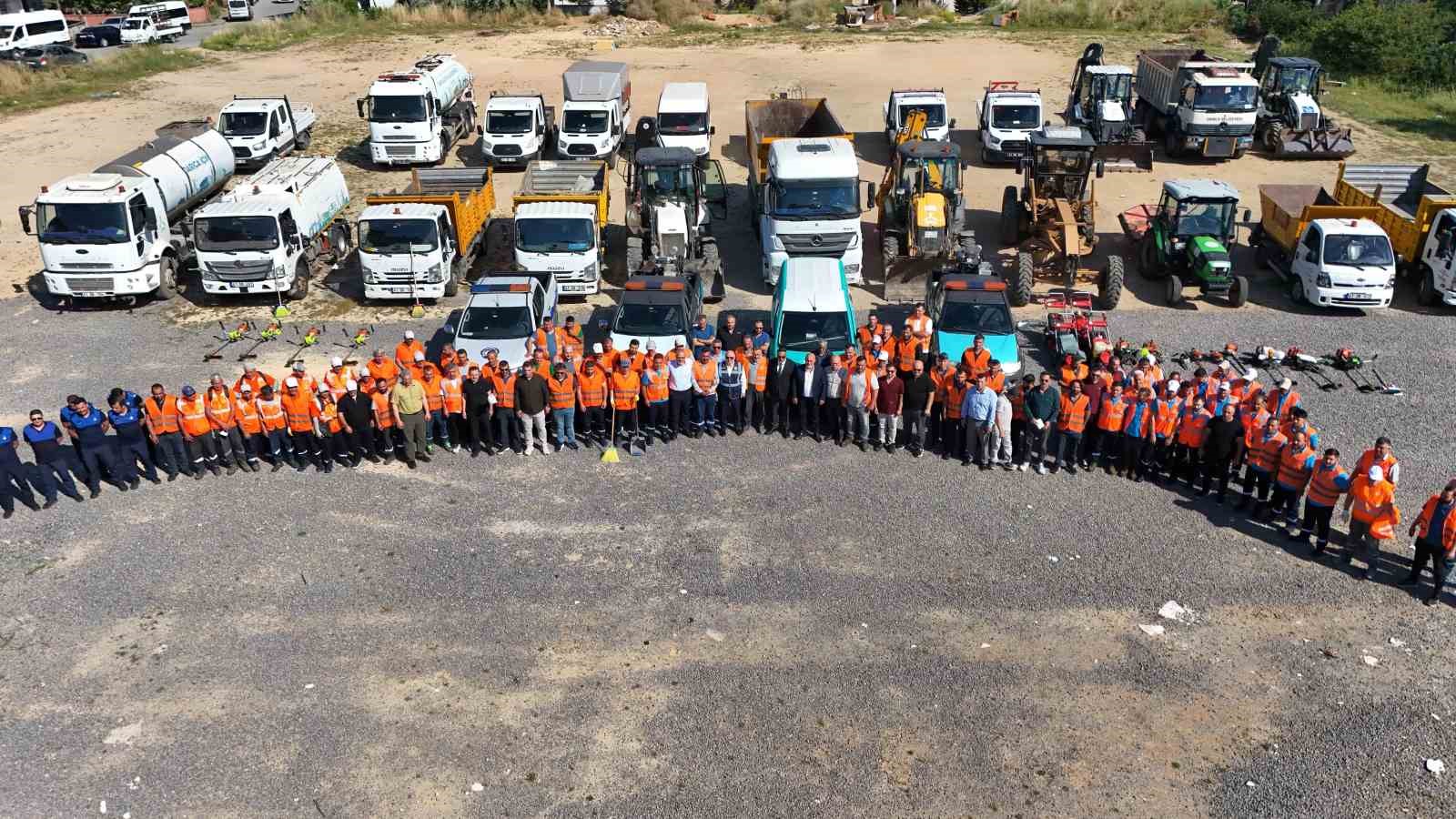 Darıca’da 100 kişilik özel ekiple yaz temizliği