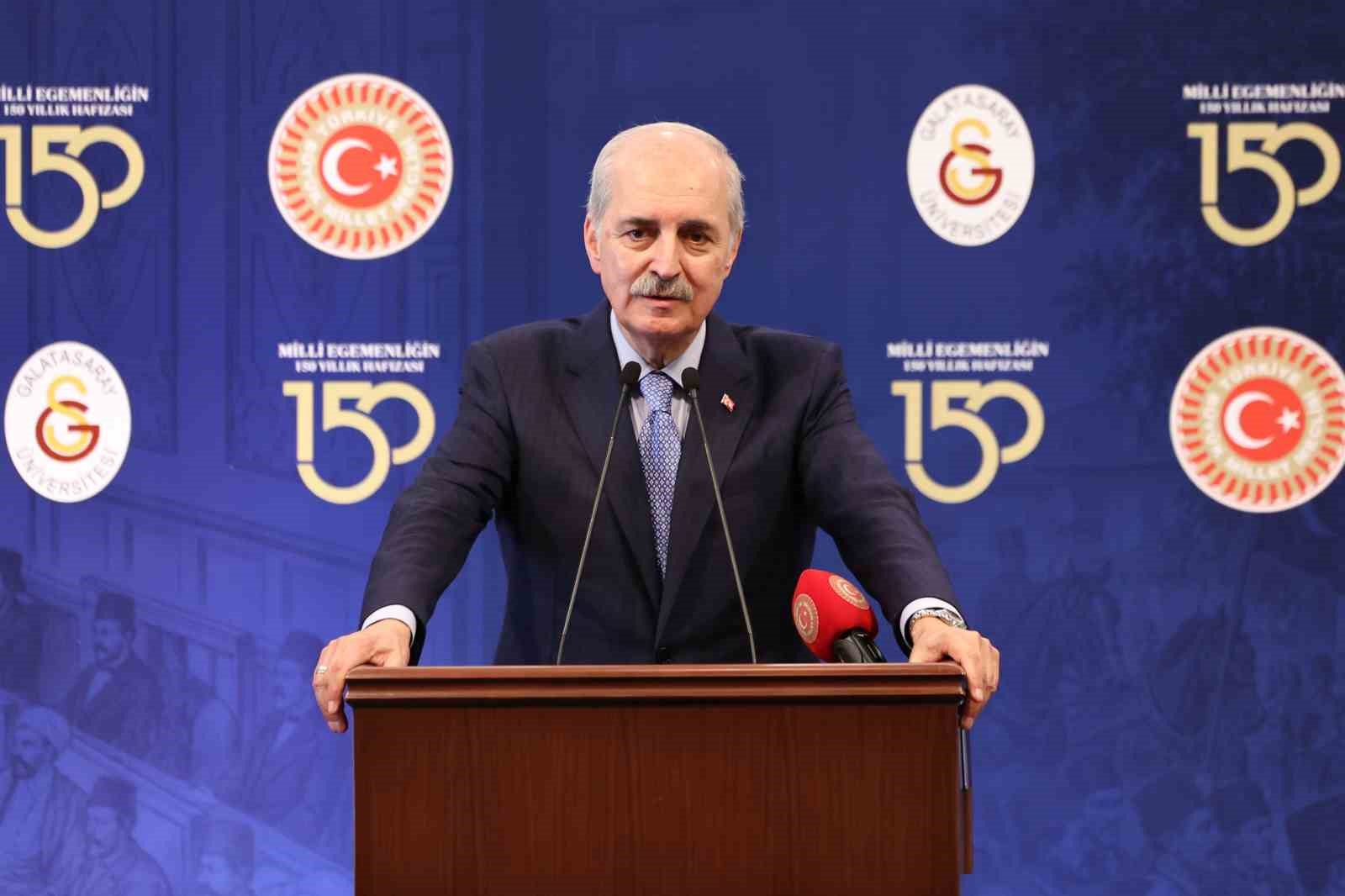 TBMM Başkanı Kurtulmuş: "Türkiye kendi anayasasını yaparak önündeki bütün engelleri kaldıracak"
