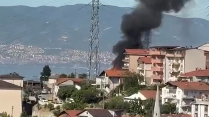 İzmit'te ev yangınında kundaklama şüphesi