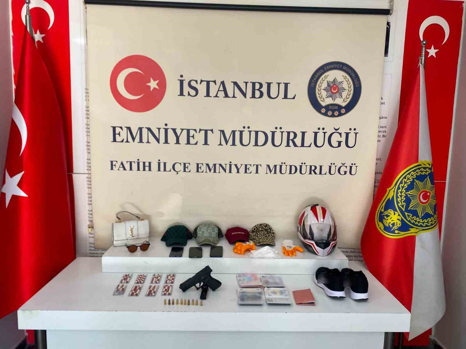 Motosikletli kapkaççılar dron destekli takiple yakalandı