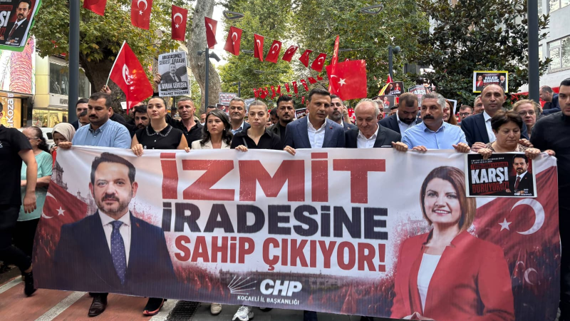 Fatma Kaplan Hürriyet'e destek yürüyüşü: "Başkanımıza sahip çıkacağız"