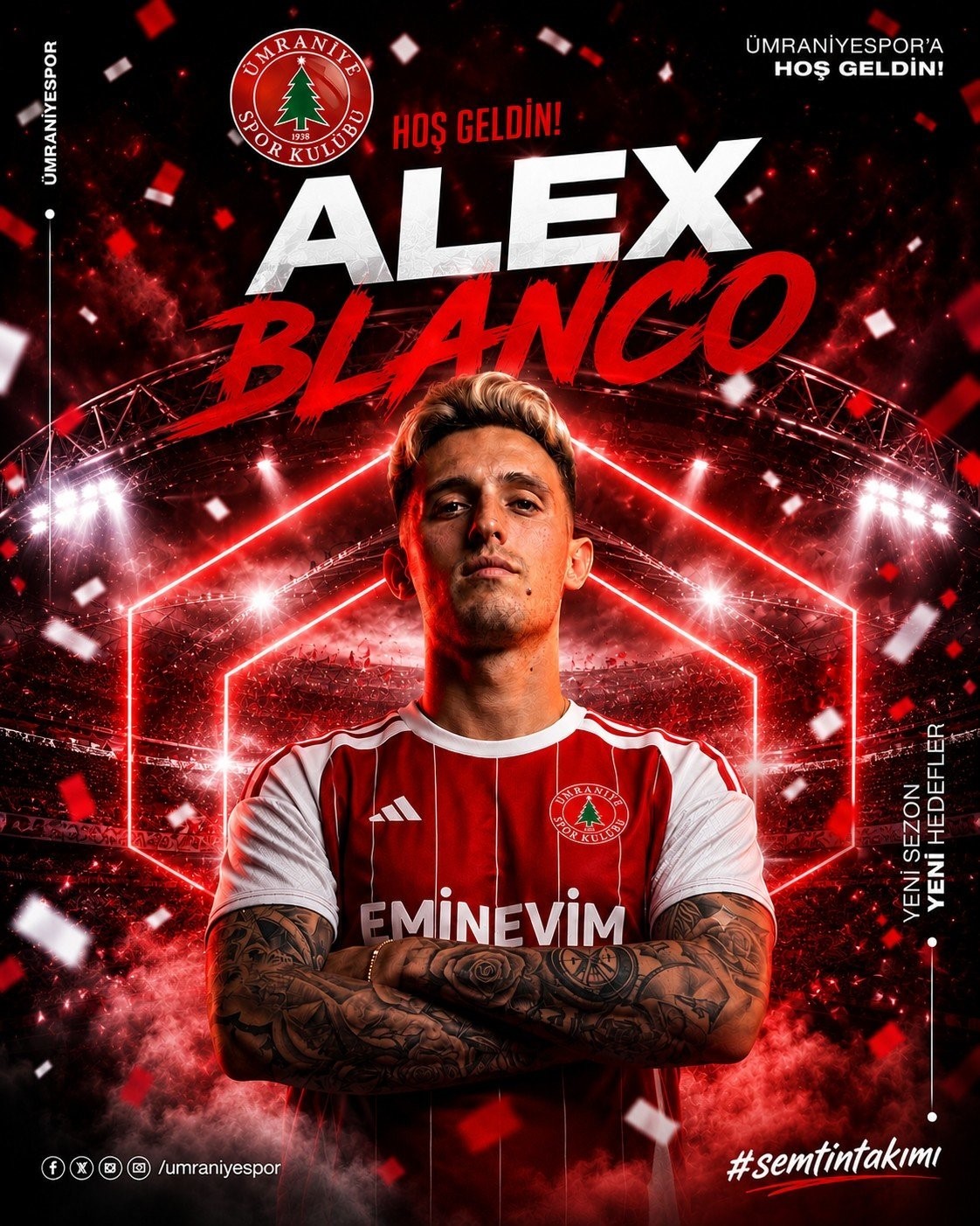 Ümraniyespor, Alex Blanco’yu kadrosuna kattı