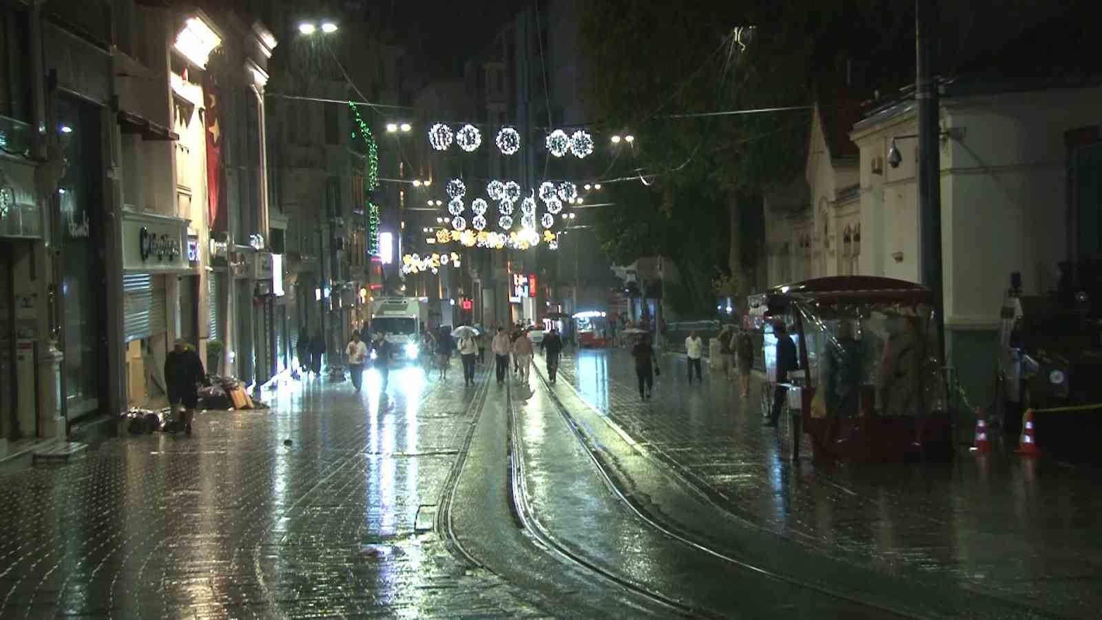 İstanbul Avrupa Yakası’nda beklenen yağış başladı