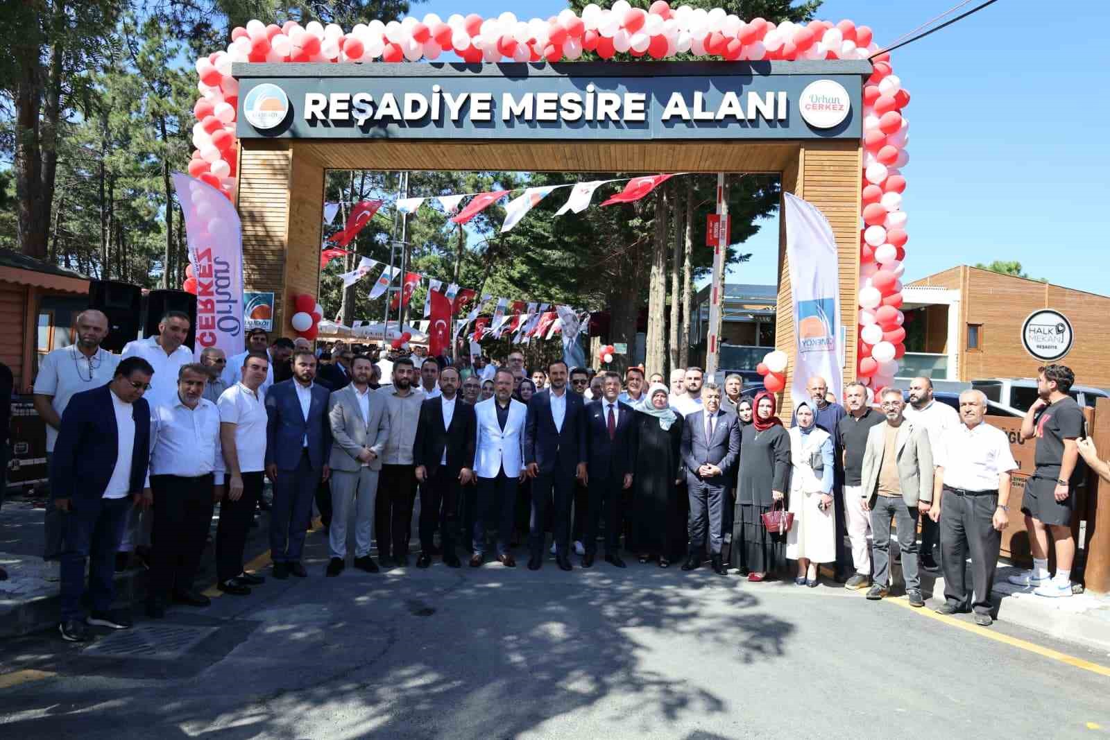 Çekmeköy’de Reşadiye Mesire Alanı törenle hizmete açıldı
