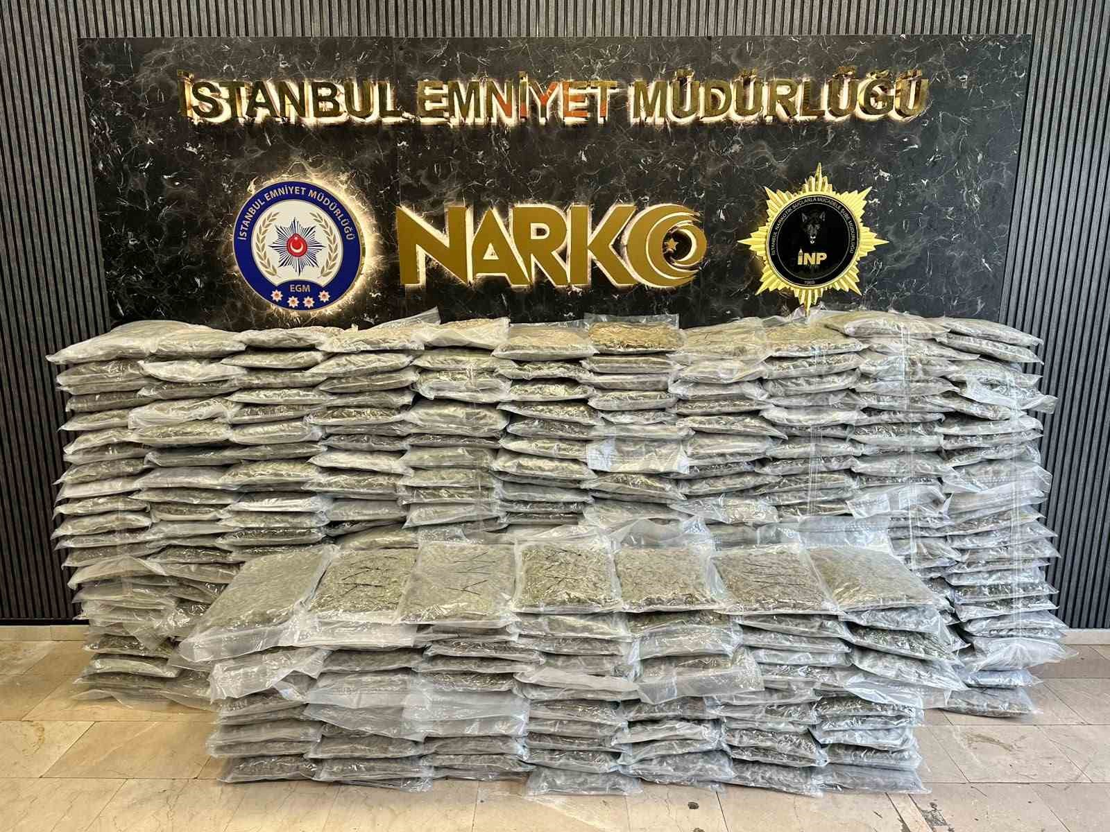 İstanbul’da 409 kilo uyuşturucu ele geçirildi