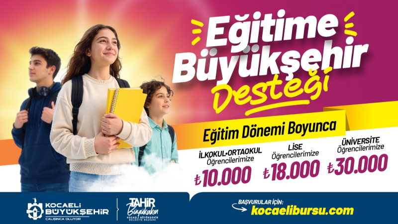 Büyükşehir’den öğrencilere 650 milyon TL’lik destek